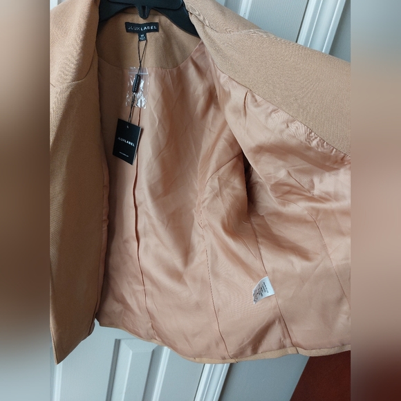 JLUXLABEL - NWT Women's Tan/Beige Suit Jacket Business Blazer - Picture 6 of 13